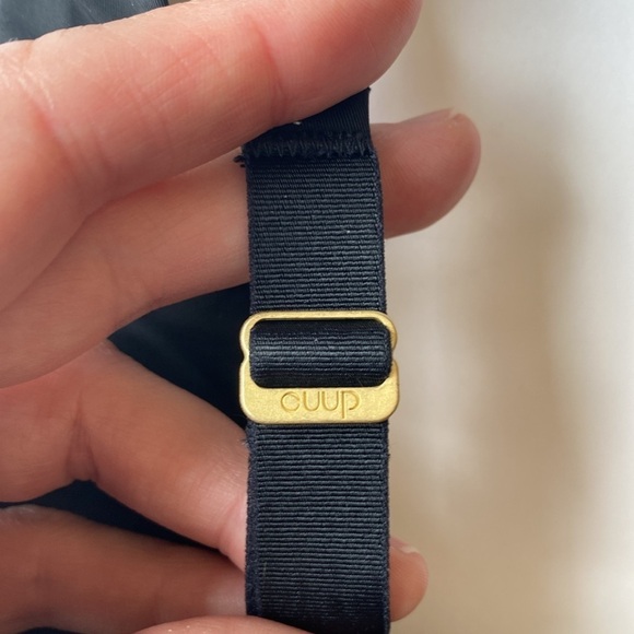 CUUP the scoop bra micro women’s 38F black EUC - Picture 2 of 4